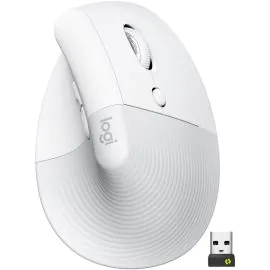 Mouse Logitech Lift Vertical Ergonómico Bluetooth - Blanco (910-006469)