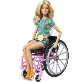 Muñeca Mattel Barbie Fashionista con Silla de Ruedas (GRB93)