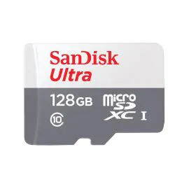 Memória Micro SD SanDisk Ultra 100 MB/s C10 128 GB (SDSQUNR-128G-GN3MA)