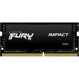 Memoria RAM DDR4 SO-DIMM Kingston Fury Impact 3200 MHz 16 GB KF432S20IB/16 - Negro