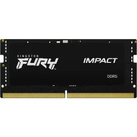 Memória RAM DDR5 SO-DIMM Kingston Fury Impact 4800 MHz 16 GB KF548S38IB-16 - Preto