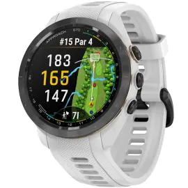 Reloj Smartwatch Garmin Approach S70 - Blanco/Negro (010-02746-00)
