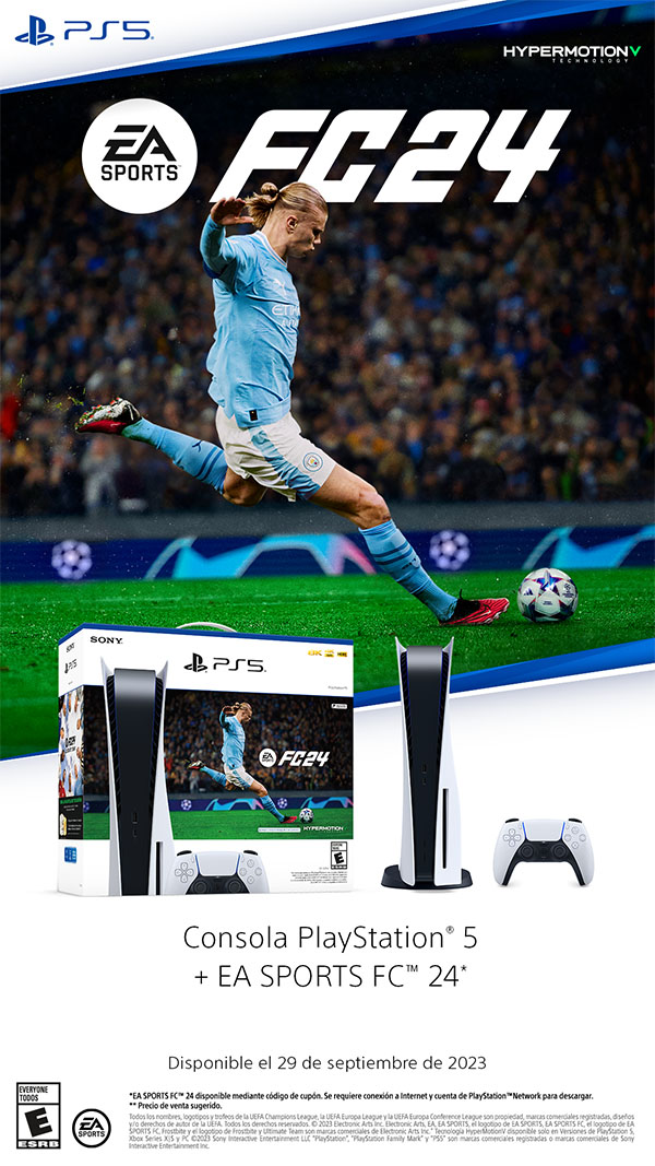 Consola PS5 Lector de Discos + EA Sports FC 24
