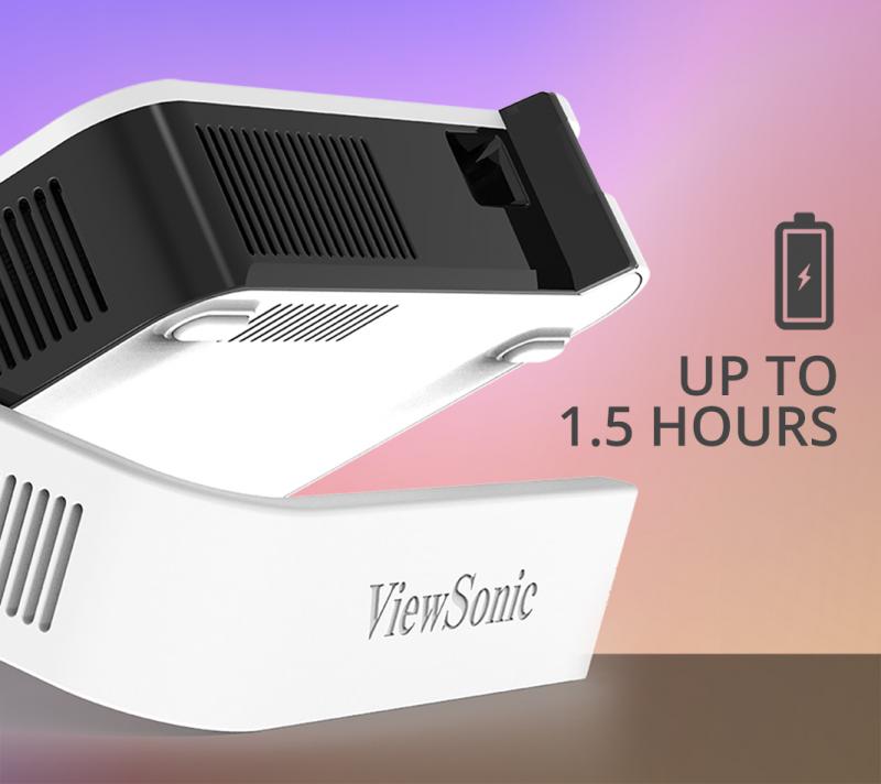ViewSonic M1 mini Plus, proyector inteligente de bolsillo LED ultraportátil  compatible con 1080 p