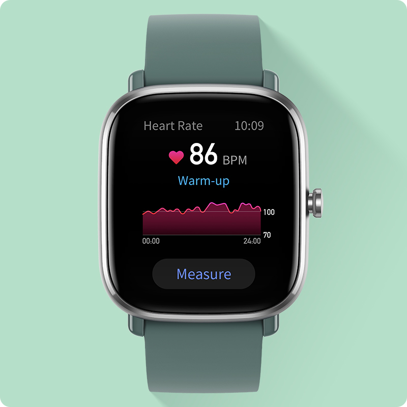 Smartwatch Huami Amazfit GTS 2 Mini Notificaciones Frecuencia Cardíaca  Verde Sabio
